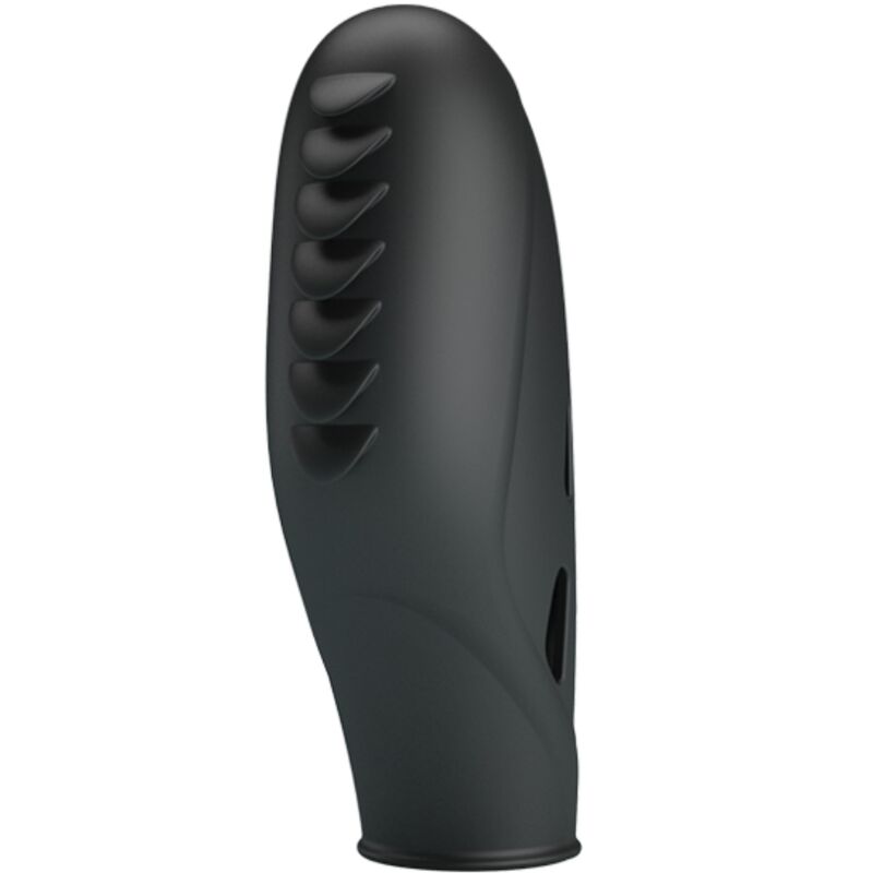 PRETTY LOVE - VIBRADOR DE DEDO DE SILICONA GILO NEGRO
