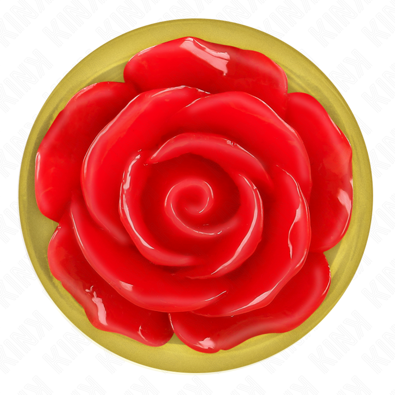 KINK - ROSE GOLD RED ANAL PLUG SIZE L