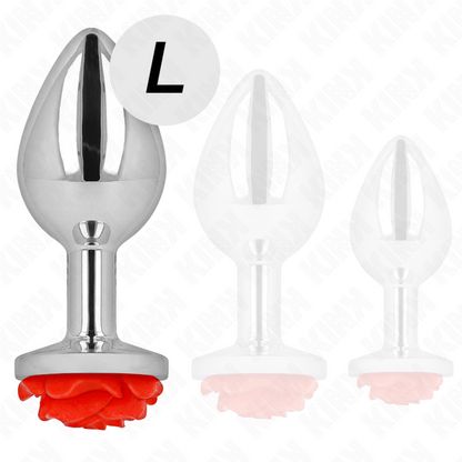 KINK - PINK RED ANAL PLUG SIZE L
