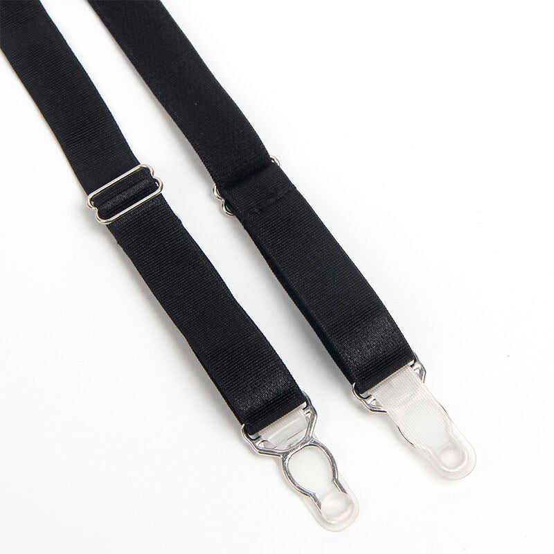 SUBBLIME - 955243 SUJETADOR BONDAGE NEGRO CON LIGUERO L/XL