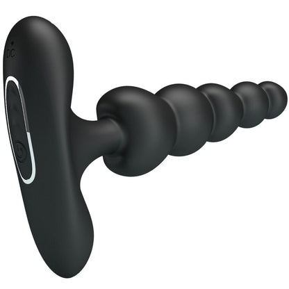 PRETTY LOVE - VIBRADOR ANAL SIDNEY 10 VIBRAÇÕES PRETO