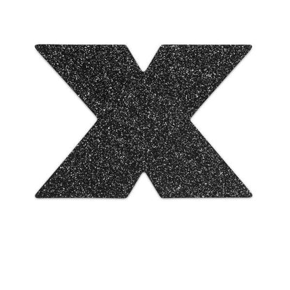 BIJOUX - INDISCRETS PEZONES FLASH CROSS NEGRO