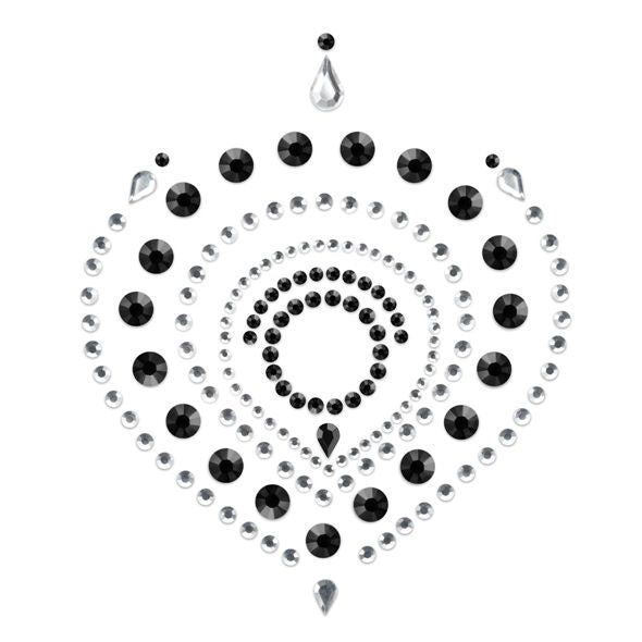 BIJOUX - INDISCRETS FLAMBOYANT NEGRO Y PLATA