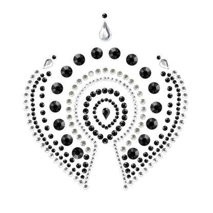 BIJOUX - INDISCRETS FLAMBOYANT NEGRO Y PLATA