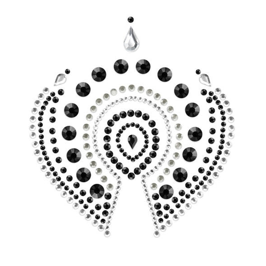 BIJOUX - INDISCRETS FLAMBOYANT NEGRO Y PLATA