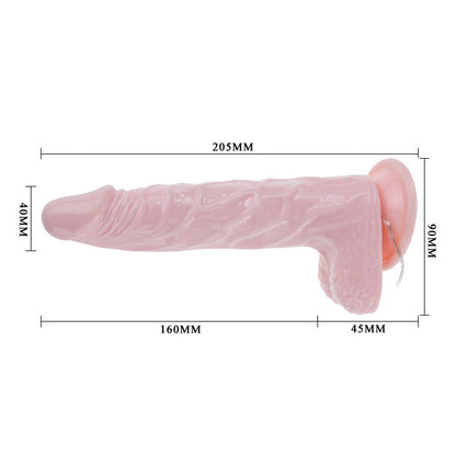 BAILE - DILDO REALISTA SUPER ROTA DONG 20,5 CM