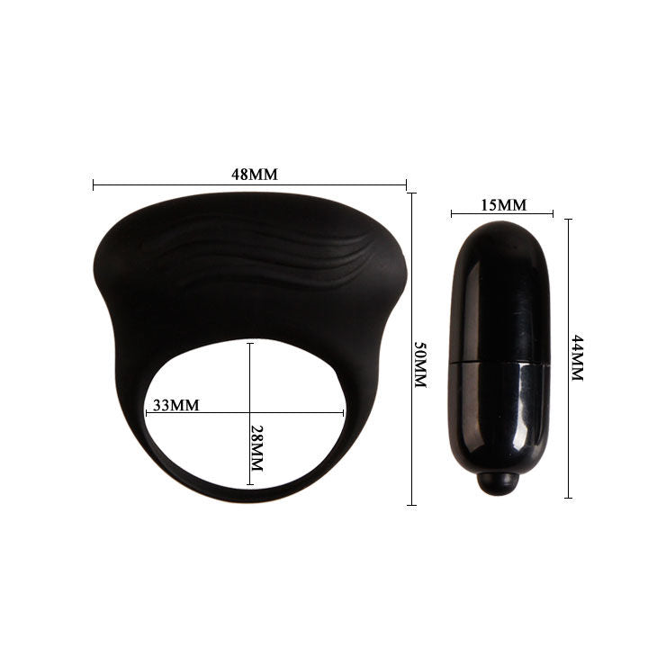 PRETTY LOVE - ANILLO VIBRADOR BERTRAM NEGRO BERTRAM NEGRO