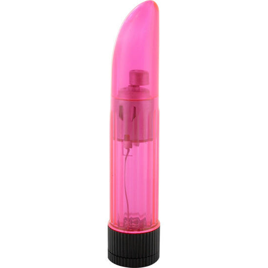 SIETE CREACIONES - VIBRADOR DE CRISTAL TRANSPARENTE LADY PINK