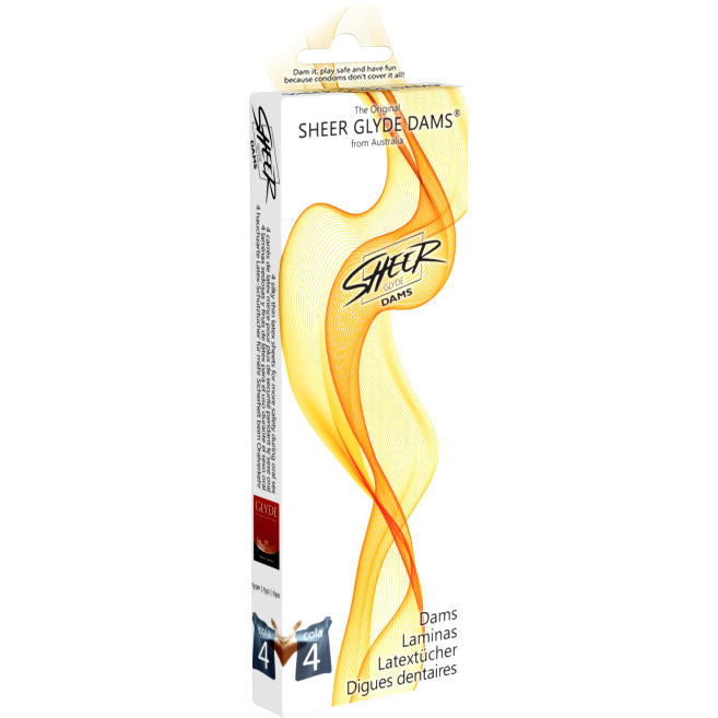 SHEER GLYDE - DAMS LÁMINAS DE LÁTEX SEXO ORAL COLA