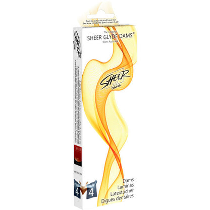SHEER GLYDE - DAMS LÁMINAS DE LÁTEX SEXO ORAL COLA