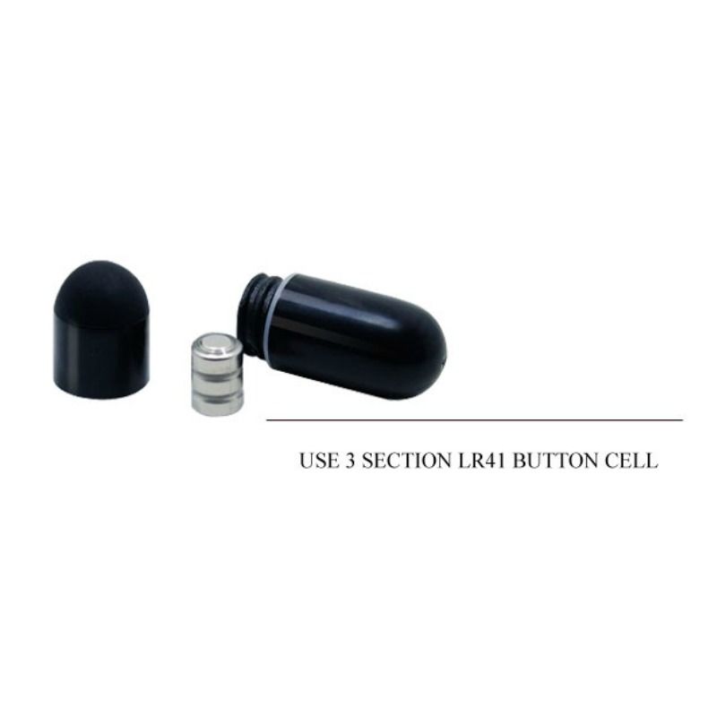PRETTY LOVE - ANILLO VIBRADOR NEGRO DEDAL