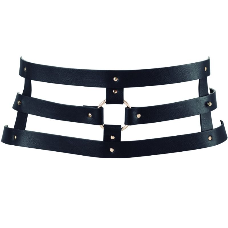 BIJOUX - CINTURÓN INDISCRETS MAZE CON ASA - NEGRO
