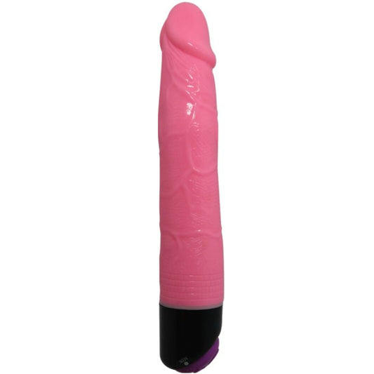 BAILE - VIBRADOR SEXUAL REALISTA COLOR ROSA 23 CM