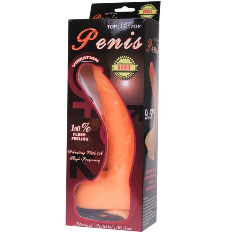 BAILE - DILDO DE PENE VIBRADOR CON SENSACIÓN DE VIBRACIÓN REALISTA