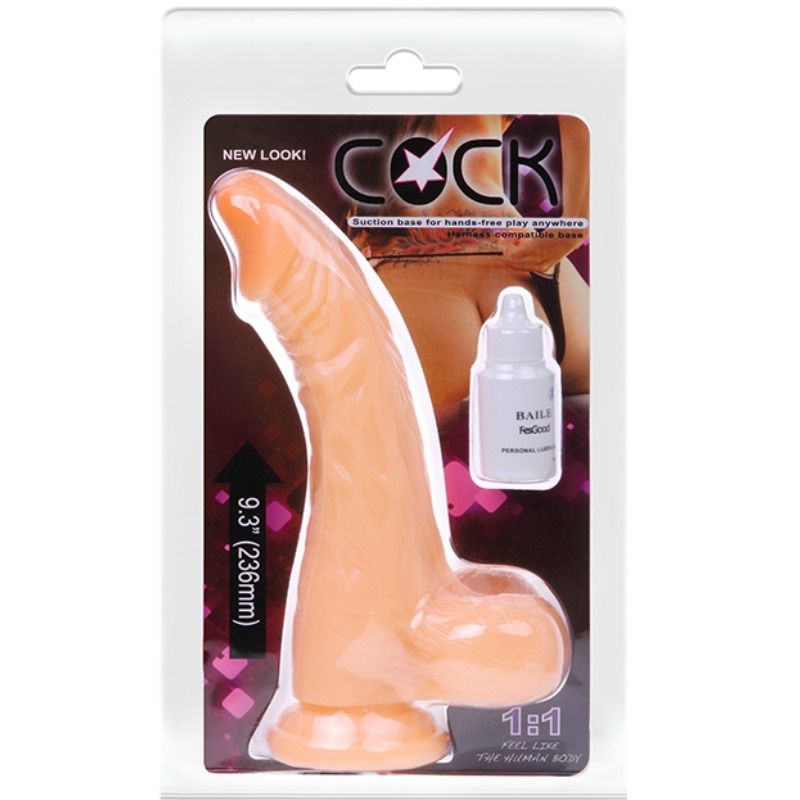 BAILE - DILDO DE PENE REALISTA CON VIBRADOR