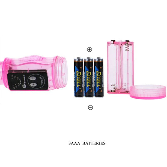 BAILE - DISTORO TRIPLE PINK STIMULATOR