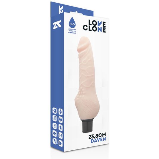 LOVECLONE - DAVEN AUTOLUBRICACIÓN REALISTA 23.8 CM -O- 3.8 CM