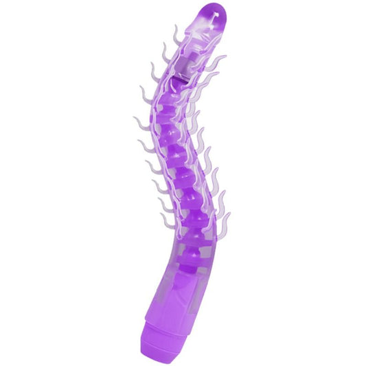 BAILE - DILDO VIBRADOR PLEGABLE FLEXI VIBE SENSUAL SPINE MORADO 23.5 CM