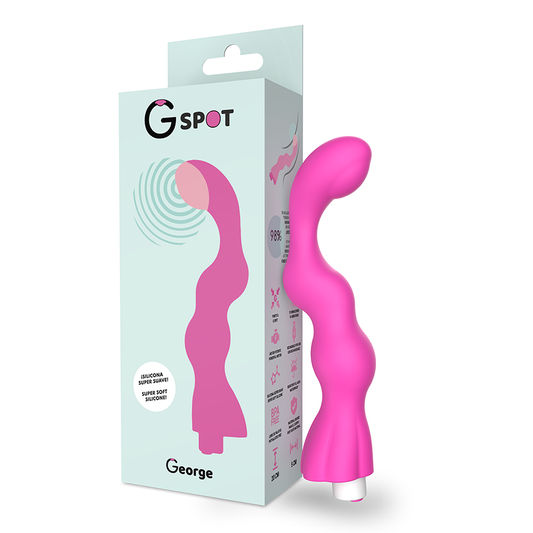 VIBRADOR GEORGE GUM ROSA - PUNTO G