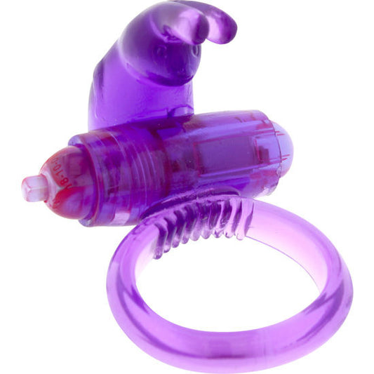 SEVEN CREATIONS - ANILLO VIBRADOR DE SILICONA PÚRPURA