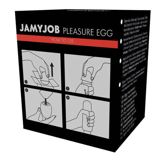 JAMYJOB - MASTURBADOR DE HUEVO NEGRO DISCRETO
