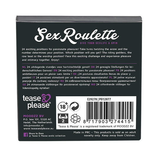 PROVOCA Y COMPLACE - RULETA SEXUAL KAMASUTRA
