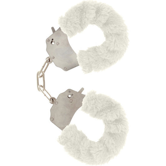 TOYJOY - ESPOSAS BLANCAS DE BONDAGE CON DIVERSIÓN PELUDA