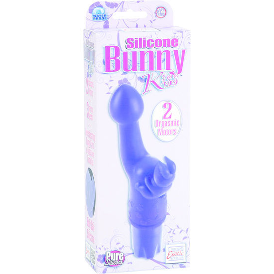 CALEXOTICS - KISS PURPLE SILICONE BUNNY