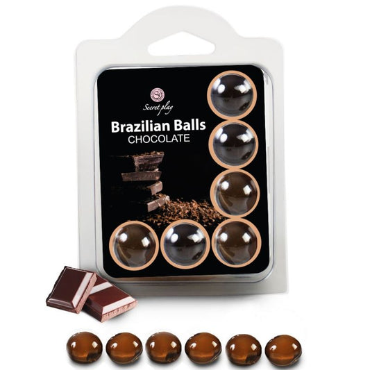 SECRETPLAY - SET DE 6 BOLAS DE CHOCOLATE BRASILEÑO