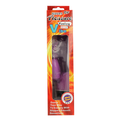 BAILE - WAVES OF PLEASURE FANTASY VIBRATOR WITH PURPLE RABBIT 23 CM