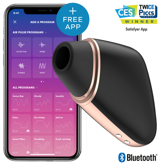 ESTIMULADOR Y VIBRADOR SATISFYER LOVE TRIANGLE - BLANCO