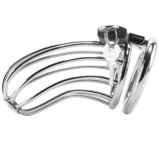 JAULA DE CASTIDAD DE METAL DURO - ANILLO DE CASTIDAD PARA PÁJAROS