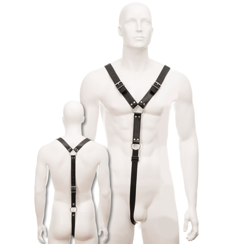 CUERPO DE CUERO - ARNÉS NEGRO PARA HOMBRE
