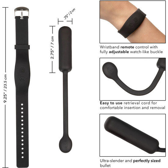 CALEXOTICS - PULSERA PEQUEÑA CON CONTROL REMOTO BALA
