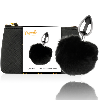 COQUETTE CHIC DESIRE - PLUG ANAL DE METAL TAMAÑO L 2.8 X 4.1 CM