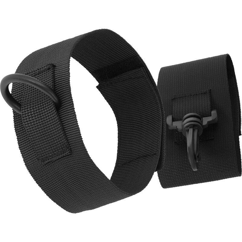 DARKNESS - PUÑOS DE NYLON NEGROS PARA EL TOBILLO