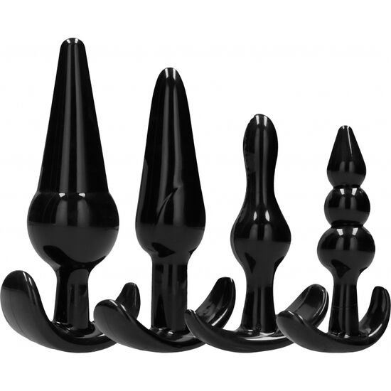 JUGUETES ADICTO - SET DE 4 TAPONES ANALES