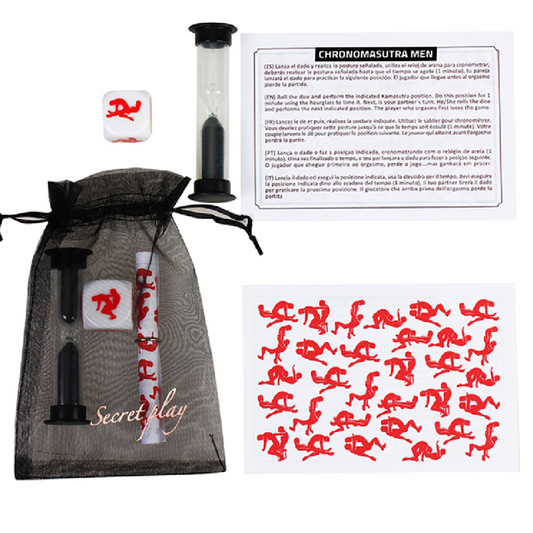 SECRETPLAY - KIT DE JUEGO GAY CRONOMASUTRA (ES/EN/IT/PT/FR)