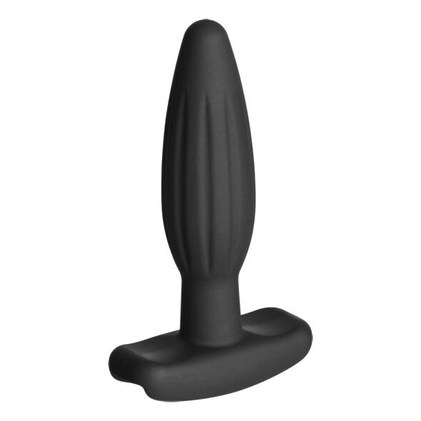 ELECTRASTIM - PLUG ANAL DE SILICONA NEGRO PEQUEÑO BALANCEADOR