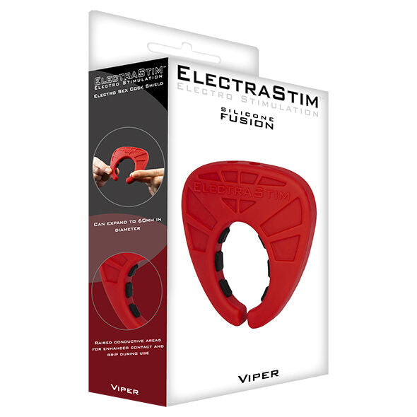 ELECTRASTIM - PROTECTOR DE GALLO VIPER CON HUSO DE SILICONA