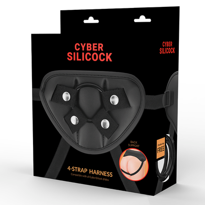 CYBER SILICOCK - ARNÉS DE CORREA DE 3 ANILLAS GRATIS