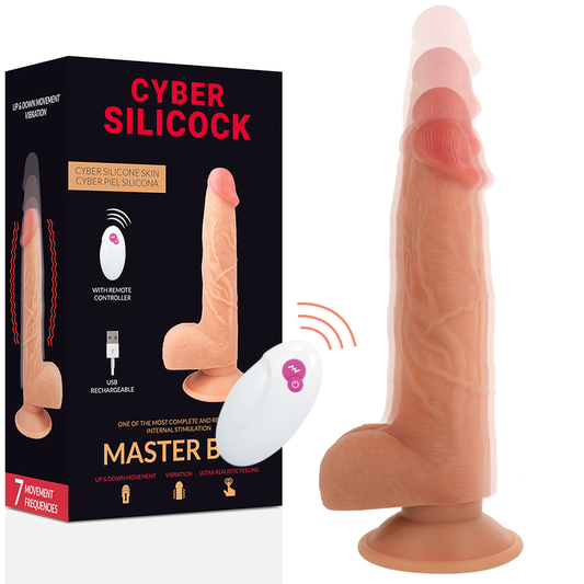 CYBER SILICOCK - CONTROL REMOTO REALISTA MAESTRO BEN 23.88 CM -O- 4.3 CM