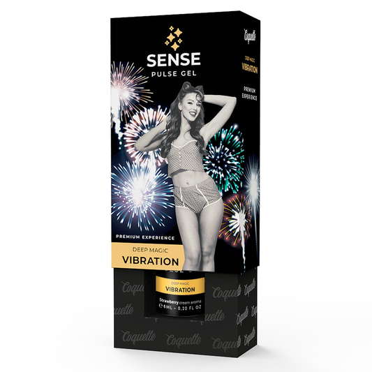 COQUETTE CHIC DESIRE - GEL VIBRADOR FRESA PULSE PREMIUM LÍQUIDO 6ML