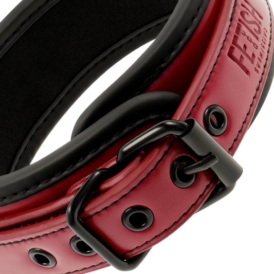 FETISH SUBMISSIVE DARK ROOM - COLLAR DE CADENA FORRADO EN NEOPRENO