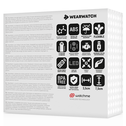 WEARWATCH - TECNOLOGÍA WATCHME CONTROL REMOTO HUEVO FUCSIA / AGUA DE MAR