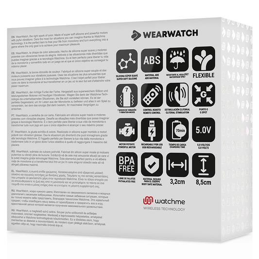 WEARWATCH - RELOJ CON TECNOLOGÍA DUAL PARA AGUA DE MAR/NIEVE CON VIBRADOR