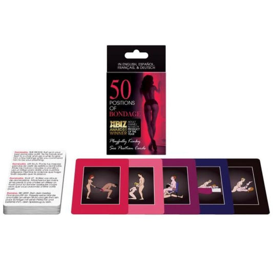 KHEPER GAMES - 50 POSICIONES DE CARTAS DE BONDAGE